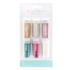 We R Makers Csillámpor készlet - Metallic Glitter - Glue Quill (6 db) dekorglitter