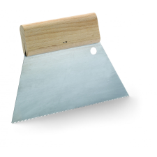 Webba Fogazott spatulya, rozsdamentes Karo A3 18cm festő és tapétázó eszköz