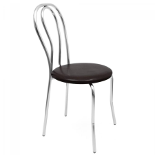 Webba Konyha / nappali szék, kárpitozott, szürke keret + wenge bútor