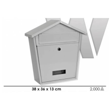 Webba Postaláda házikó, 38x36x13 cm fehér postaláda