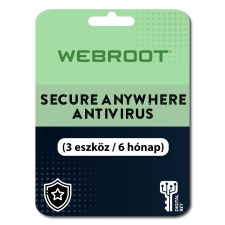 Webroot SecureAnywhere AntiVirus (3 eszköz / 6 hónap) (Elektronikus licenc) karbantartó program