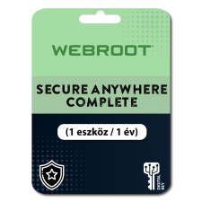 Webroot SecureAnywhere Complete (1 eszköz / 1 év) (Elektronikus licenc) karbantartó program