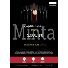  Webshop 5.000 Ft értékű ajándékutalvány bor