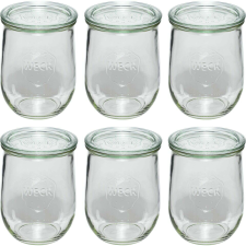 WECK 109112 Tulipán formájú befőttes üveg 6 darabos készlet 1062ml papírárú, csomagoló és tárolóeszköz
