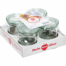 WECK 109113 Mini befőttes üveg 4 darabos készlet 140ml (109113) papírárú, csomagoló és tárolóeszköz