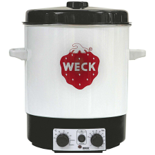  WECK 121410 Automata befőzőkészülék Időzítővel 30L - Fehér elektromos főzőedény
