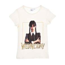WEDNESDAY Wednesday Gloomy White gyerek rövid póló, felső 6 év / 116 cm