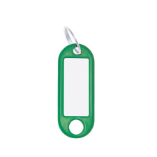 WEDO Kulcscímke, 10 db, WEDO zöld kulcstartó