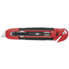 WEDO Univerzális kés, 18 mm, fóliavágóval, WEDO, Safety piros/fekete (UW038)