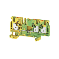 Weidmüller 2051410000 A3C 4 PE Földelő sorkapcsok, PUSH IN, 4 mm2;, zöld / sárga villanyszerelés