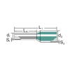 Weidmüller Interface GmbH &amp; Co. KG Érvéghüvely szigetelt 2,5/14 H2,5/14S BL SV 9046230000 Weidmüller