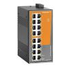 Weidmüller Interface GmbH &amp; Co. KG Ipari hálózati switch, nem konfigurálható, Portok száma: 16x 10/100Mbit/s RJ45, DIN sínre, IP30 IE-SW-EL16-16TX 2682150000 Weidmüller