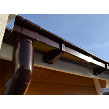 Weka Négyszögletes ereszcsatorna készlet nyeregtetős házakhoz 600 cm-es tetőhosszúság kerti tárolás