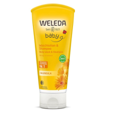 Weleda Bio körömvirágos natúr baba tusfürdő és sampon 200ml tusfürdők