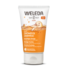 Weleda Gyümölcsös narancs 2in1 tusfürdő és sampon 150ml tusfürdők