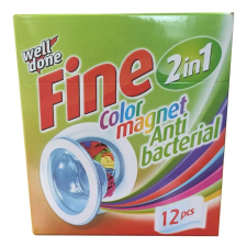 WELL DONE fine antibacterial színvédő kendő 12db tisztító- és takarítószer, higiénia