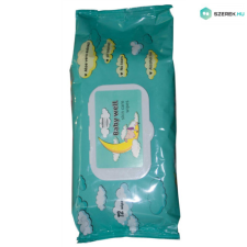 WELL DONE nedves törlőkendő 72db/csg, olive oil (zöld) tisztító- és takarítószer, higiénia