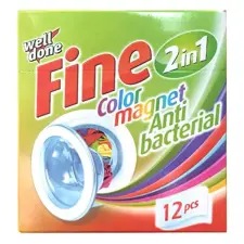 WELL Színfogó kendő WELL DONE Fine antibakteriális 12db tisztító- és takarítószer, higiénia