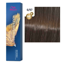 Wella Koleston Perfect ME+ Hajfesték 60ml 6/97 - Hamulila Barna Sötétszőke hajfesték, színező