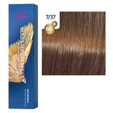 Wella Koleston Perfect ME+ Hajfesték 60ml 7/37 - Arany Barna Középszőke hajfesték, színező