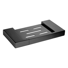 Welland Fekete fali szappantartó / tároló polc | Welland Emerald 94605-1-B fürdőszoba kiegészítő