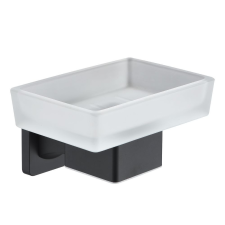 Welland Fekete fali szappantartó | Welland Exclusive-Line 39905-B fürdőszoba kiegészítő