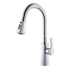 Welland FH-3398 mosogató csaptelep - kihúzható multifunkciós fej (króm)