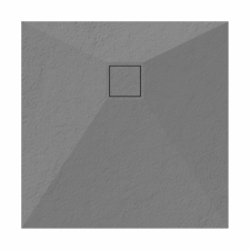 Welland kőhatású zuhanytálca szifonnal 70 x 70 cm - szürke (GT-7070SS) kád, zuhanykabin