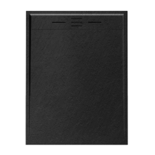 Welland kőhatású zuhanytálca szifonnal 80 x 100 cm - fekete (GT-10080LS) kád, zuhanykabin