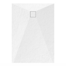 Welland kőhatású zuhanytálca szifonnal 80 x 110 cm - fehér (GT-11080SS) kád, zuhanykabin