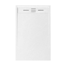 Welland kőhatású zuhanytálca szifonnal 80 x 120 cm - fehér (GT-12080LS) kád, zuhanykabin