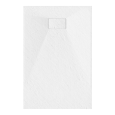 Welland kőhatású zuhanytálca szifonnal 80 x 120 cm - fehér (GT-12080SS) kád, zuhanykabin