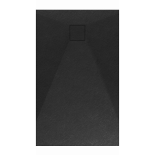 Welland kőhatású zuhanytálca szifonnal 80 x 140 cm - fekete (GT-14080SS) kád, zuhanykabin