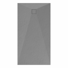 Welland kőhatású zuhanytálca szifonnal 80 x 150 cm - szürke (GT-15080SS) kád, zuhanykabin