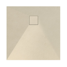 Welland kőhatású zuhanytálca szifonnal 80 x 80 cm - bézs (GT-8080SS) kád, zuhanykabin