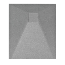 Welland kőhatású zuhanytálca szifonnal 80 x 90 cm - szürke (GT-9080SS) kád, zuhanykabin