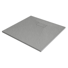 Welland kőhatású zuhanytálca szifonnal 90 x 90 cm - szürke (GT-9090SS) kád, zuhanykabin