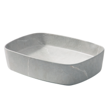 Welland Y9673P pultra építhető mosdókagyló - 49 x 37 cm - szürke márvány szaniter