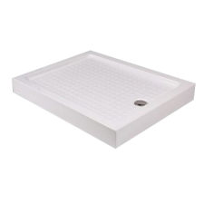 Wellis 120-as magas aszimmetrikus zuhanytálca, 120x90x13,5 cm kád, zuhanykabin