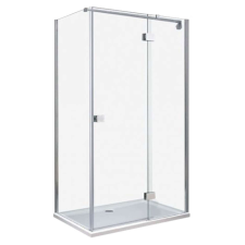 Wellis Clyde aszimmetrikus szögletes zuhanykabin Easy Clean bevonattal 120x90x200 cm kád, zuhanykabin