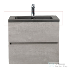 Wellis Mallorca 60 matt fekete quartz sand mosdó WB00526 szaniter