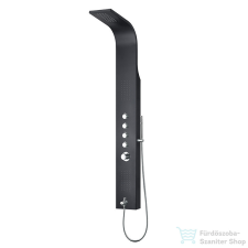 Wellis Mariner Black Matt zuhanypanel WZ00102 csaptelep