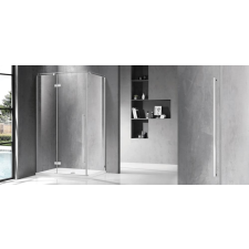 Wellis Sorrento Plus 140 1 nyílóajtós szögletes zuhanykabin Balos - Easy Clean bevonattal WC00505 kád, zuhanykabin