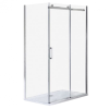 Wellis Vincenzo szögletes aszimmetrikus zuhanykabin Easy clean bevonattal zuhanytálca nélkül