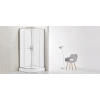  Wellis Vivara 90x90 fehér üveg hátfalas zuhanykabin