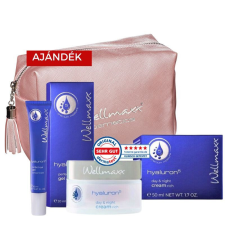 Wellmaxx Hyaluron⁵ Ránctalanító Krém 24h + Szemkörnyékápoló Gél | Ajándék neszesszerrel szemkörnyékápoló