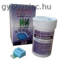  Wellmed cholesterol Koleszterin Tesztcsík GC és GCU készülékhez 10 db gyógyhatású készítmény