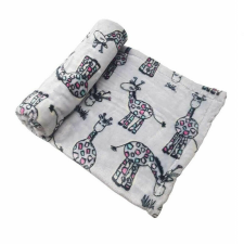  Wellsoft Mintás babatakaró 70×90 cm - Zsiráf babaágynemű, babapléd
