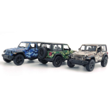 Welly Jeep Wrangler 2018 Katonai Zöld autópálya és játékautó
