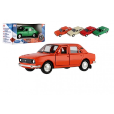  Welly Škoda 105L játékautó - fémből és műanyagból, 11 cm autópálya és játékautó